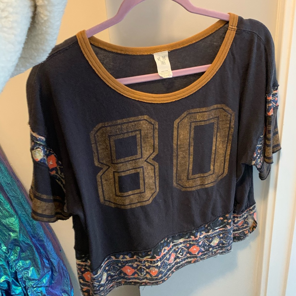 cropped free people shirt